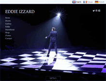 Tablet Screenshot of eddieizzard.com